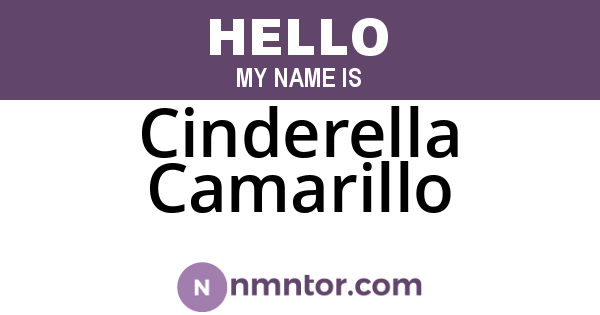Cinderella Camarillo