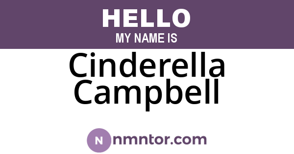 Cinderella Campbell