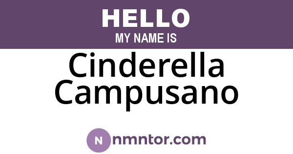 Cinderella Campusano