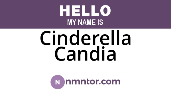 Cinderella Candia
