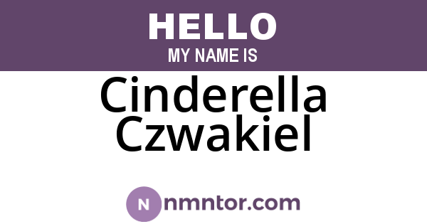 Cinderella Czwakiel