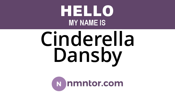 Cinderella Dansby