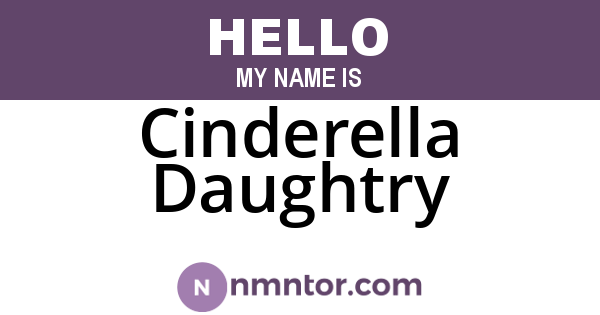 Cinderella Daughtry