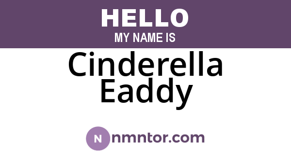 Cinderella Eaddy