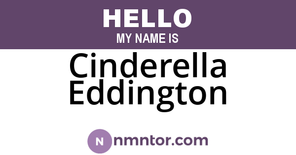 Cinderella Eddington