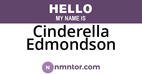 Cinderella Edmondson