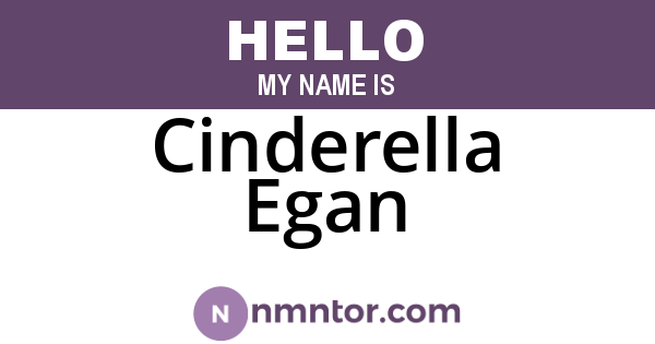 Cinderella Egan