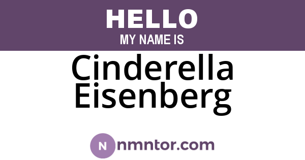 Cinderella Eisenberg