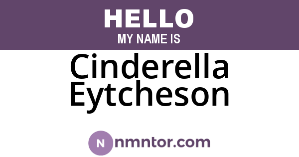 Cinderella Eytcheson