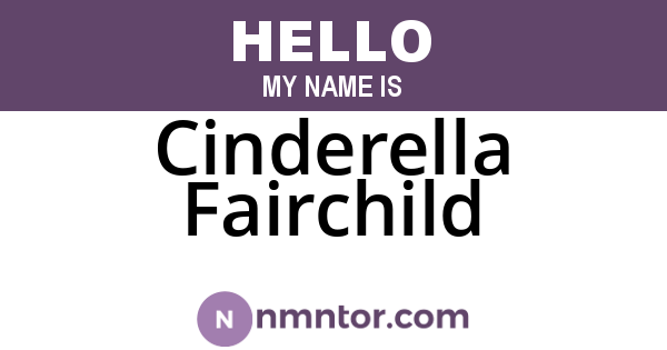 Cinderella Fairchild