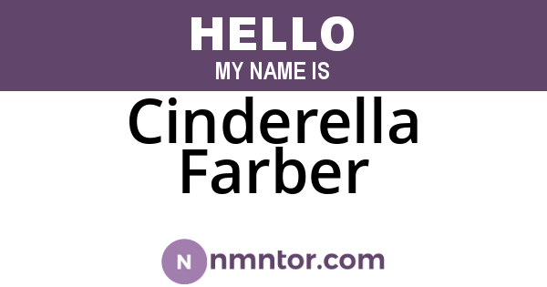 Cinderella Farber