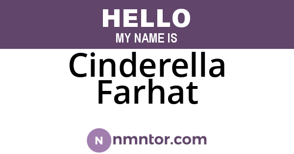 Cinderella Farhat