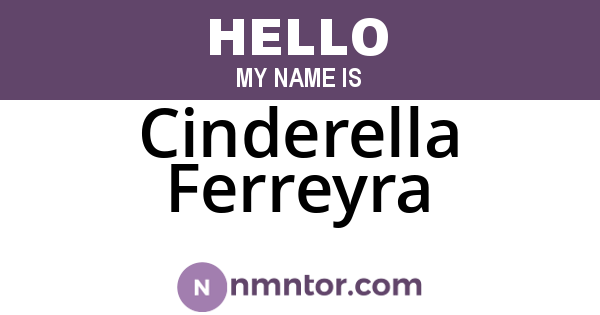Cinderella Ferreyra