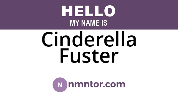 Cinderella Fuster
