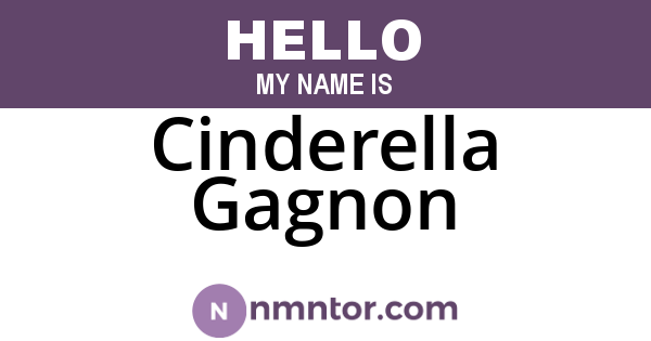 Cinderella Gagnon