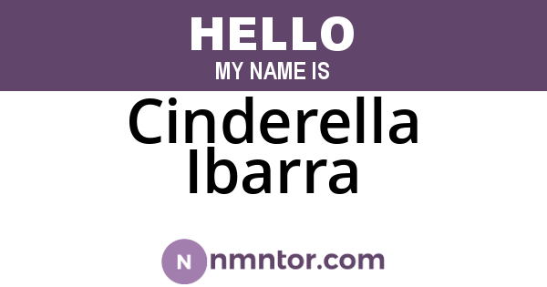 Cinderella Ibarra