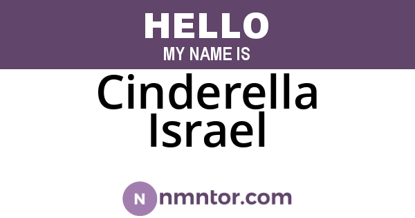 Cinderella Israel