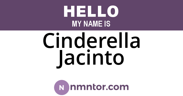 Cinderella Jacinto