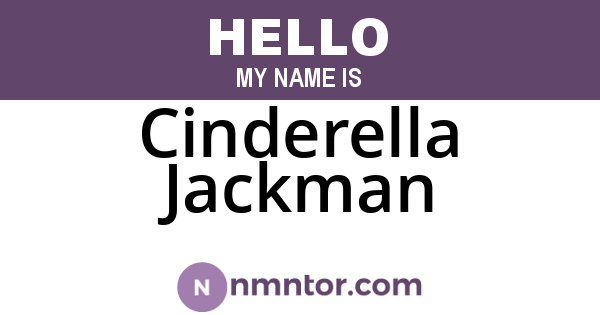 Cinderella Jackman