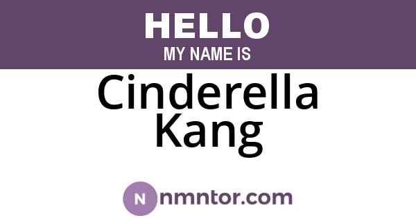 Cinderella Kang