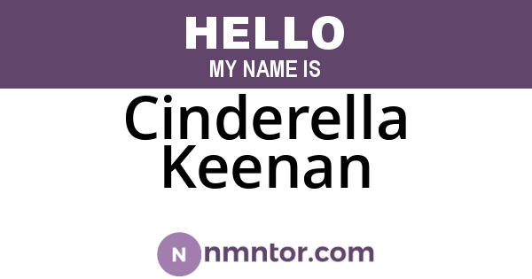 Cinderella Keenan