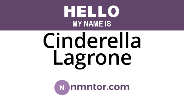 Cinderella Lagrone