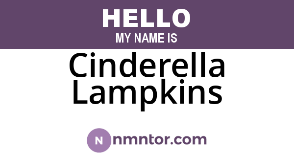 Cinderella Lampkins