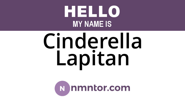Cinderella Lapitan