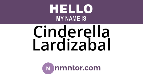 Cinderella Lardizabal