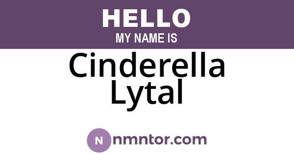 Cinderella Lytal