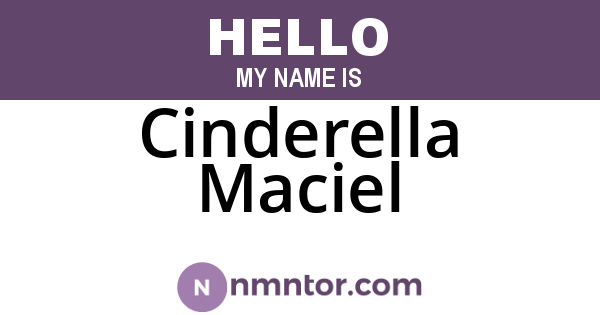 Cinderella Maciel