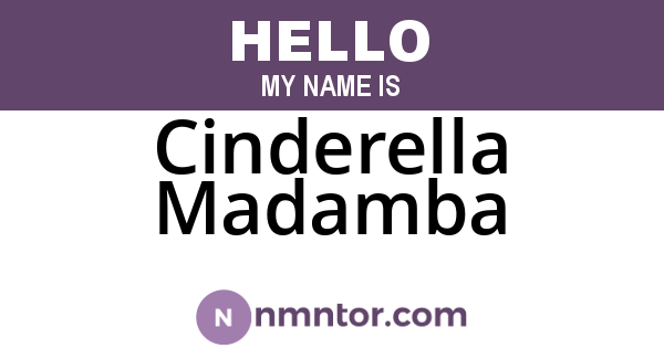Cinderella Madamba