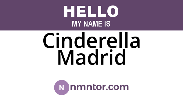 Cinderella Madrid