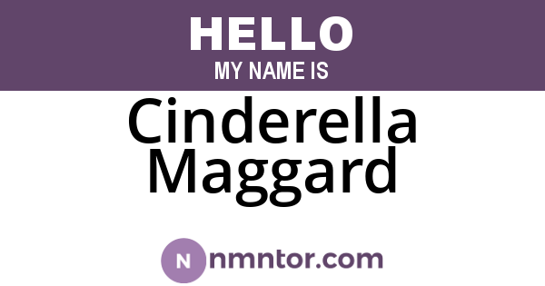 Cinderella Maggard