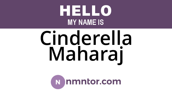 Cinderella Maharaj