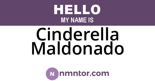 Cinderella Maldonado