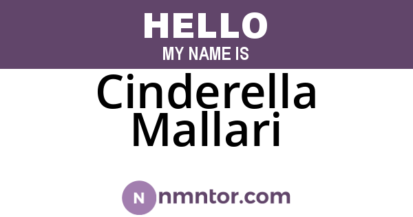 Cinderella Mallari