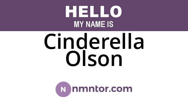 Cinderella Olson