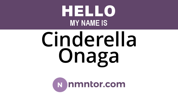 Cinderella Onaga