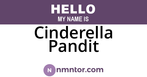 Cinderella Pandit