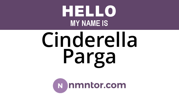 Cinderella Parga