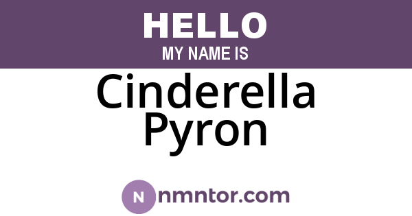 Cinderella Pyron