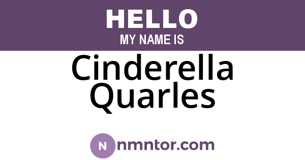 Cinderella Quarles