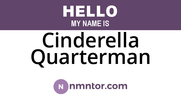 Cinderella Quarterman