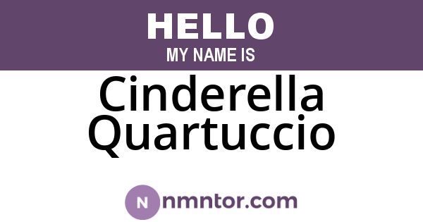 Cinderella Quartuccio