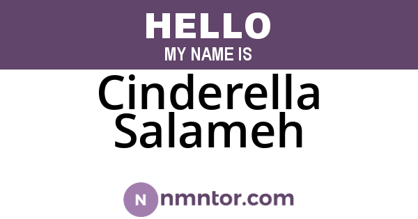 Cinderella Salameh