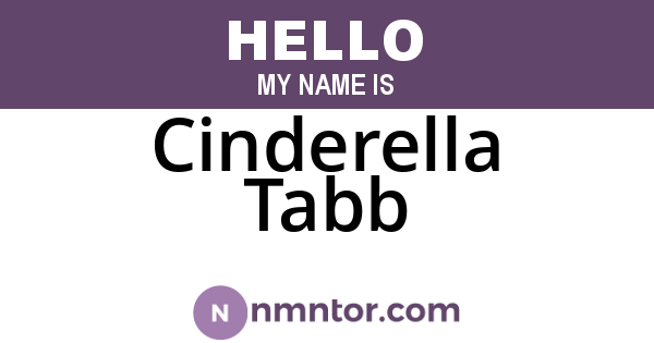 Cinderella Tabb