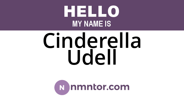 Cinderella Udell