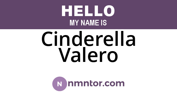 Cinderella Valero