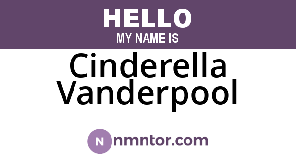 Cinderella Vanderpool